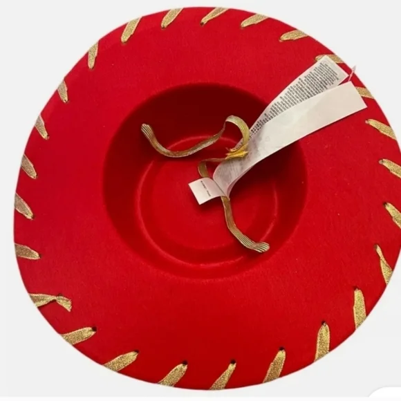 Disney Parks Jessie Cowgirl Toy Story 2 Red Gold Strap Hat NWT - Picture 3 of 6
